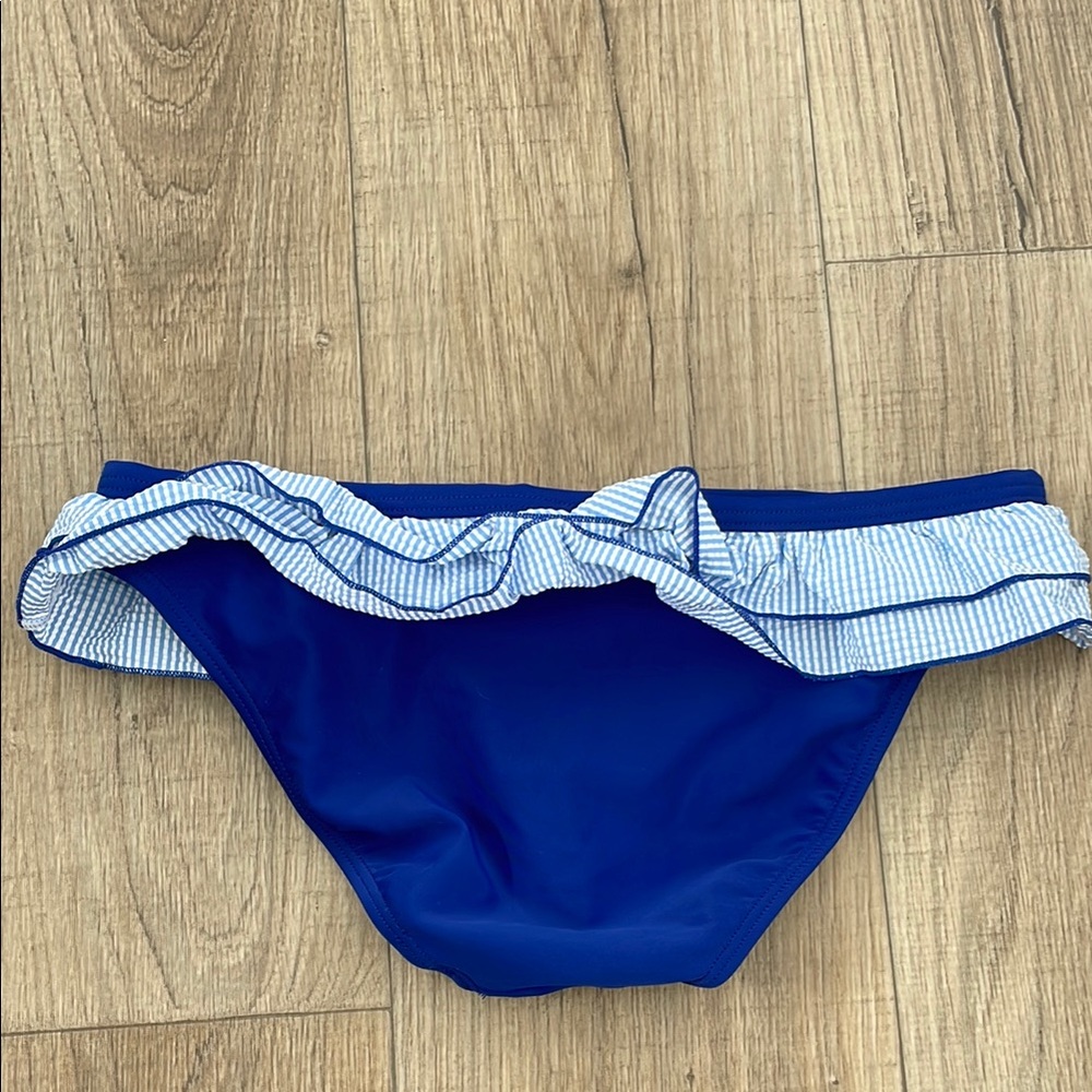 Blue Ruffle Bikini Set - Picture 5 of 6
